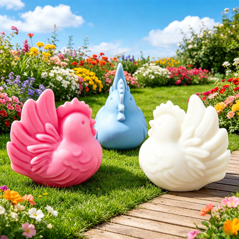 Candle Making Reno - Cartoon Hen Silicone Candle Mold, 3D