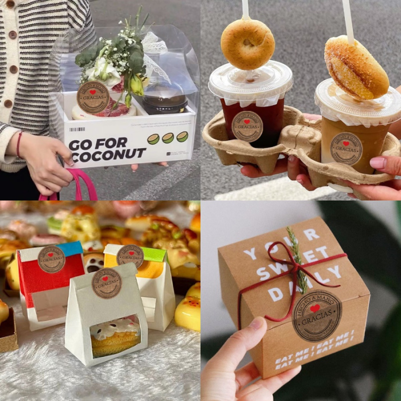 500pcs Spanish Thank You Stick - đánh giá và giá Label Sticker Round