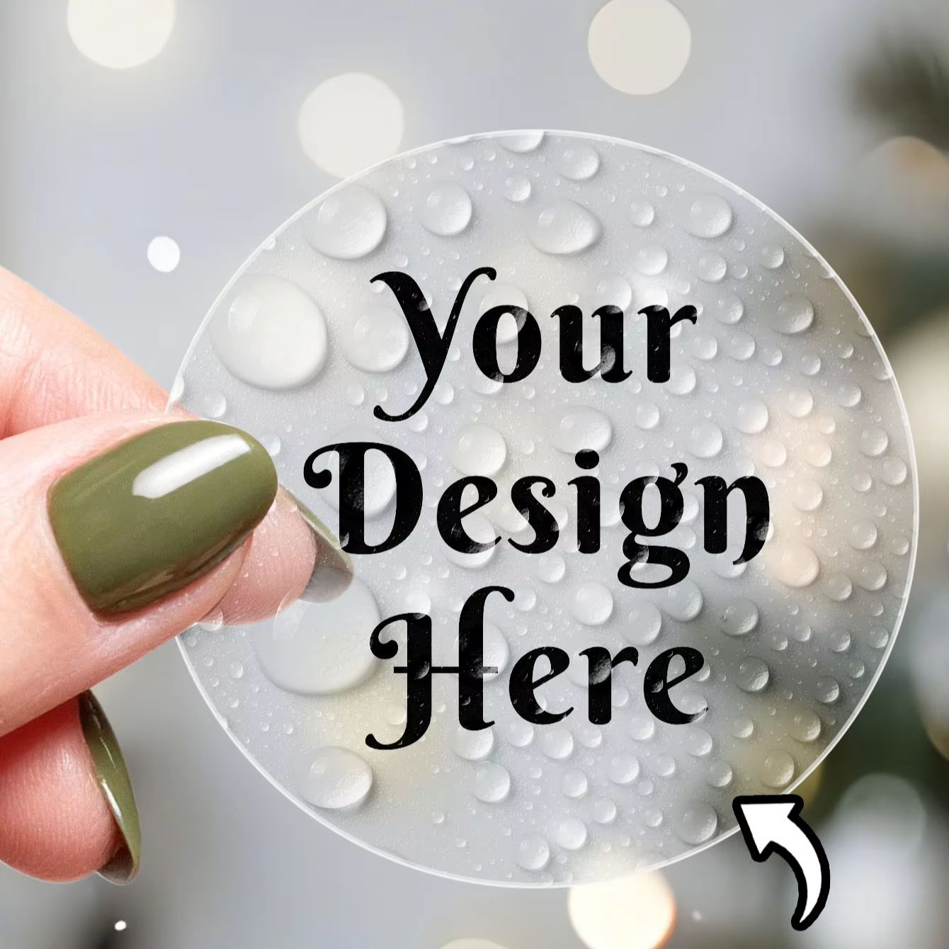 1-180PCS Custom Round Waterpro - đánh giá và giá Label Sticker Round