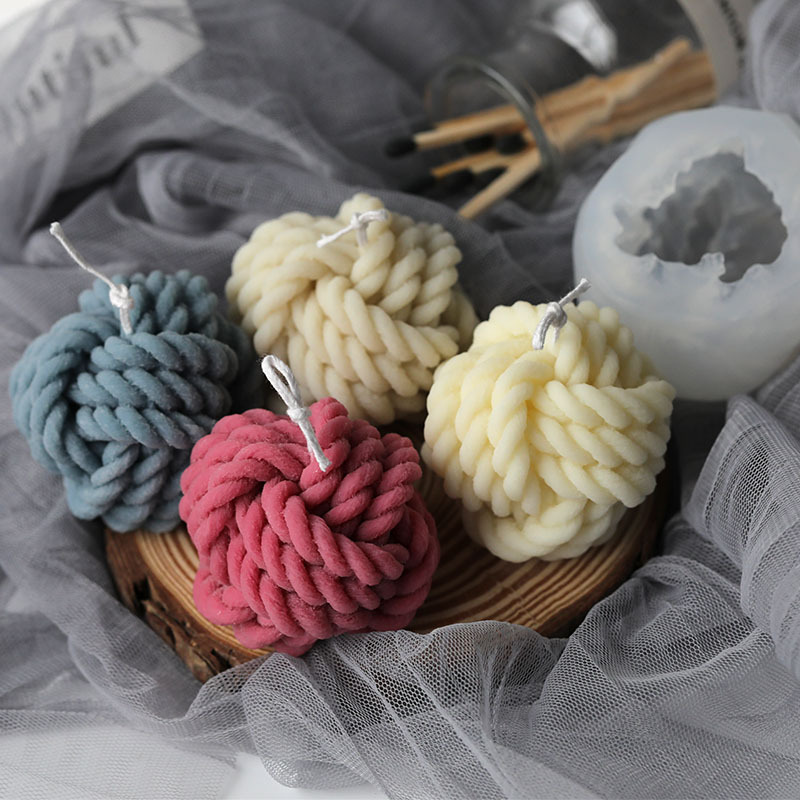 3D Wool Shape Candle Mold Scen - đánh giá và giá Candle Making Reno