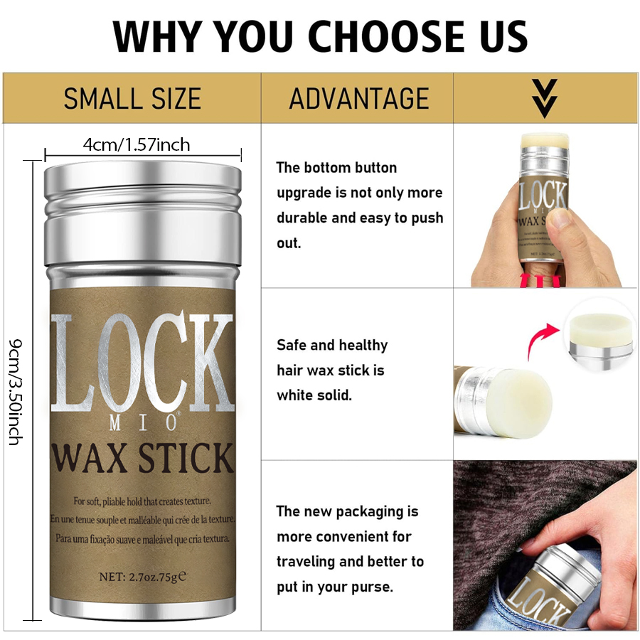 LOCKMIO Wax Stick Natural Coco - đánh giá và giá Coconut Wax Flake