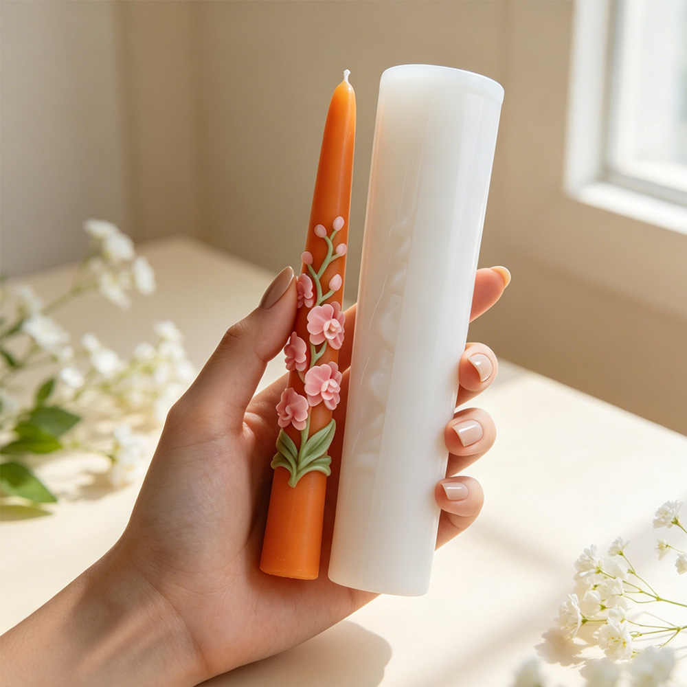 Long Pole Flower Taper Candle  - đánh giá và giá Candle Making Reno