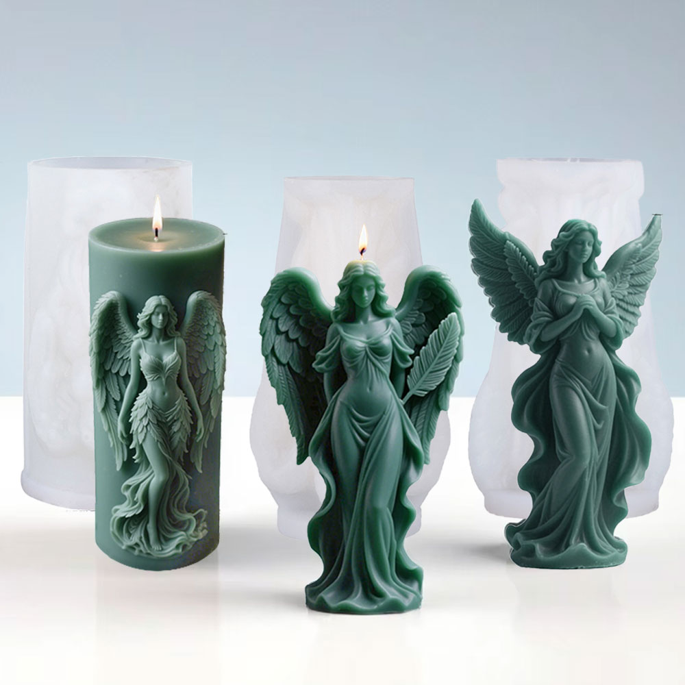 Wings Goddess Scented Silicone - đánh giá và giá Candle Making Reno