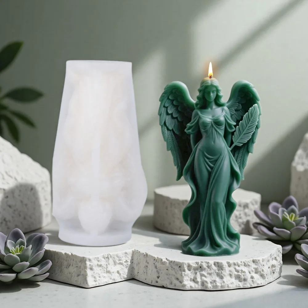 Wings Goddess Scented Silicone - đánh giá và giá Candle Making Reno
