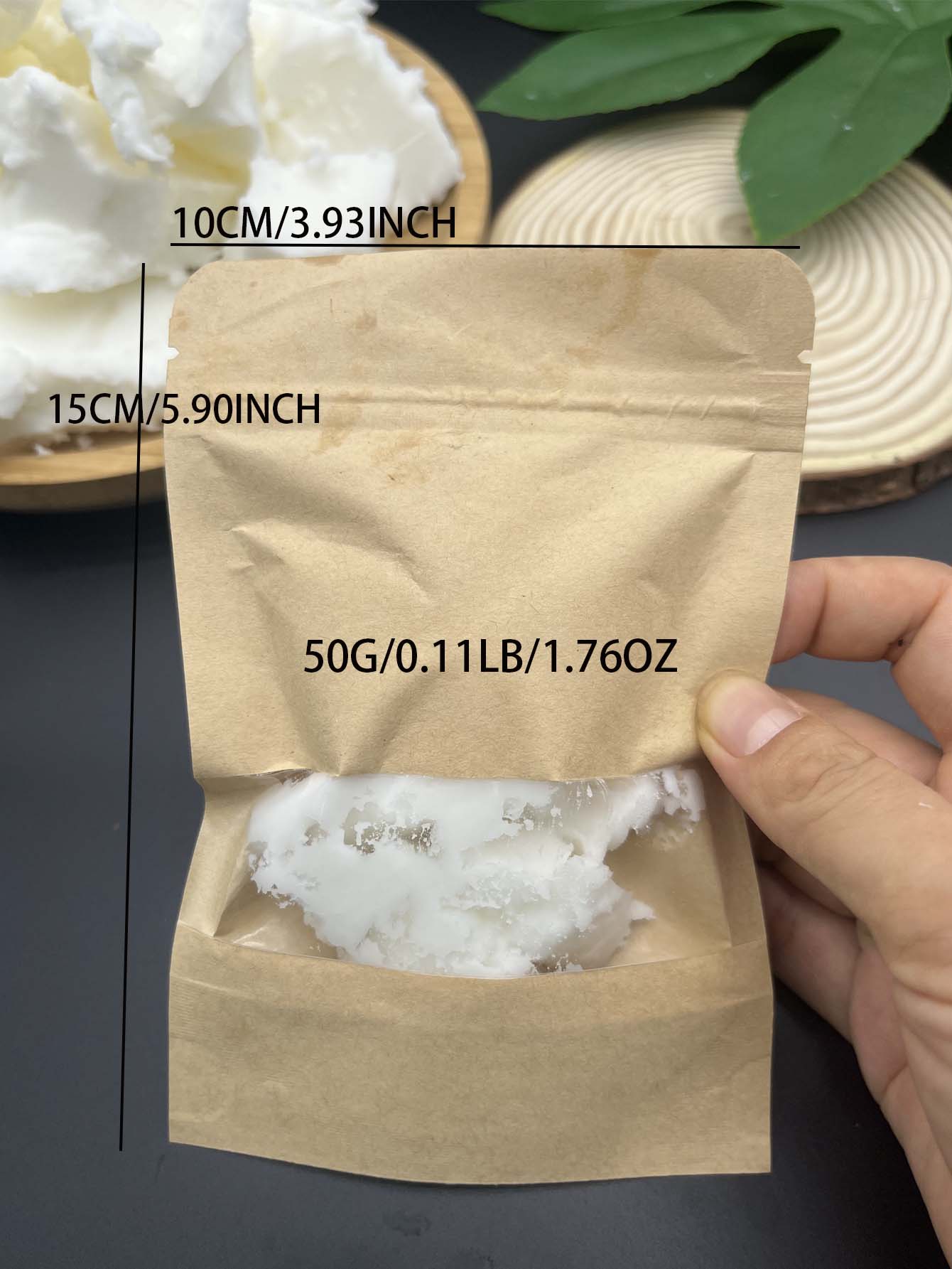50/100/200G Natural Coconut Wa - đánh giá và giá Coconut Wax Flake