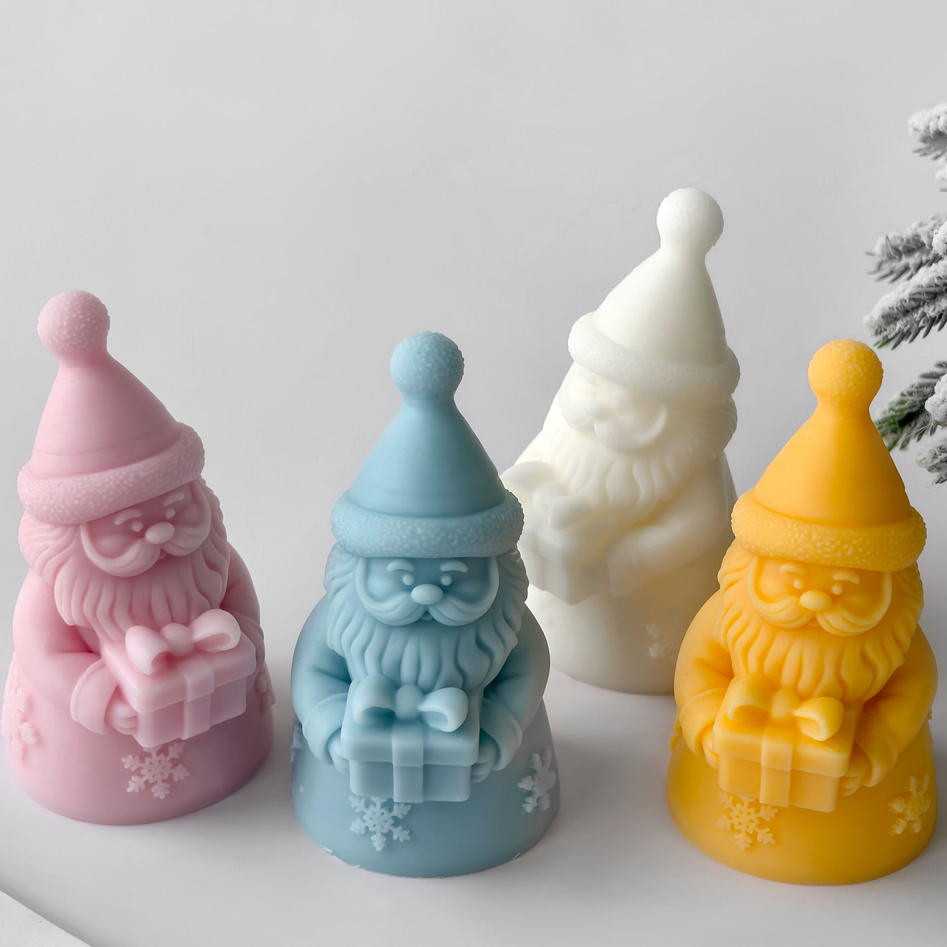 Santa Claus Gift Box Silicone  - đánh giá và giá Candle Making Reno