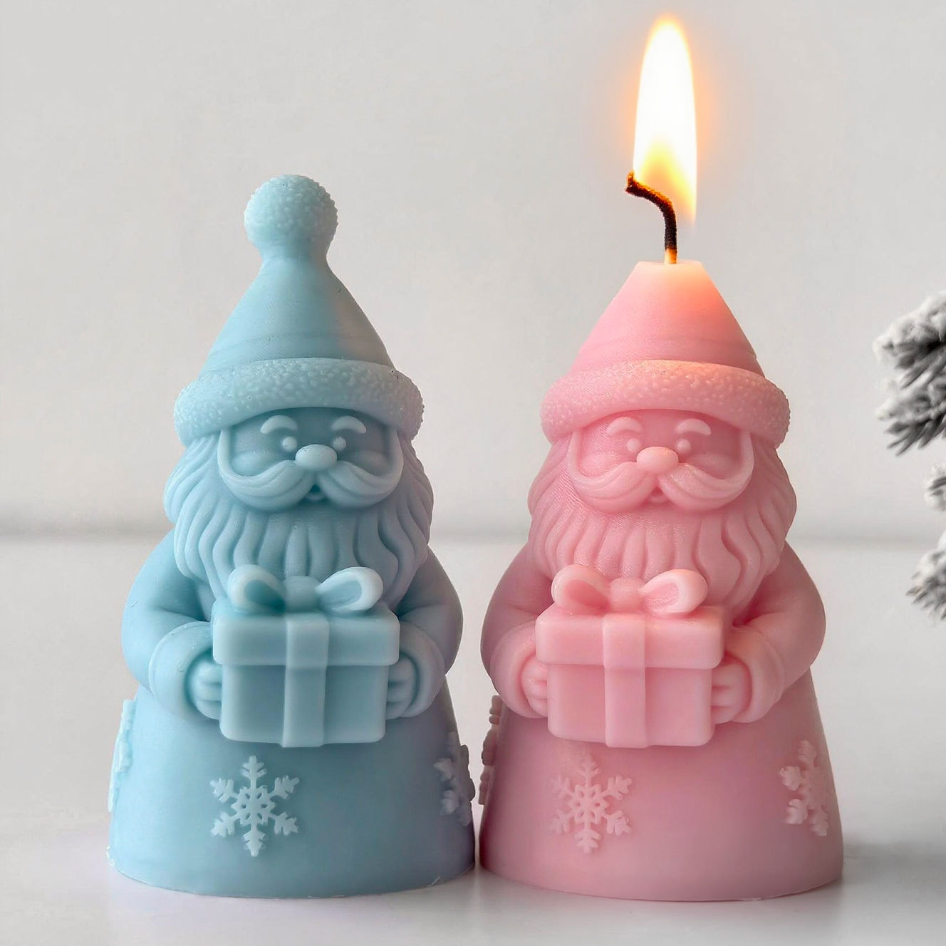 Santa Claus Gift Box Silicone  - đánh giá và giá Candle Making Reno
