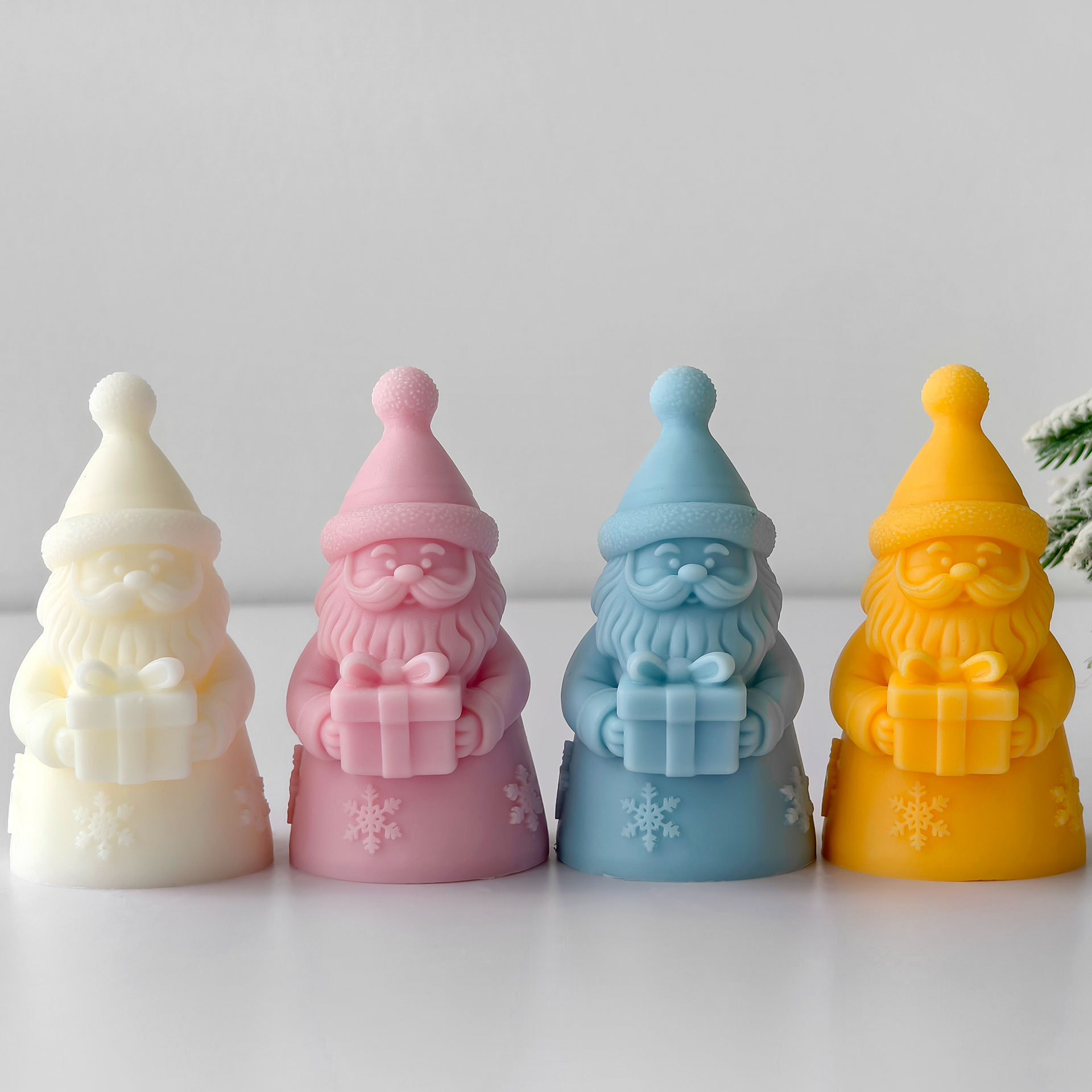 Santa Claus Gift Box Silicone  - đánh giá và giá Candle Making Reno