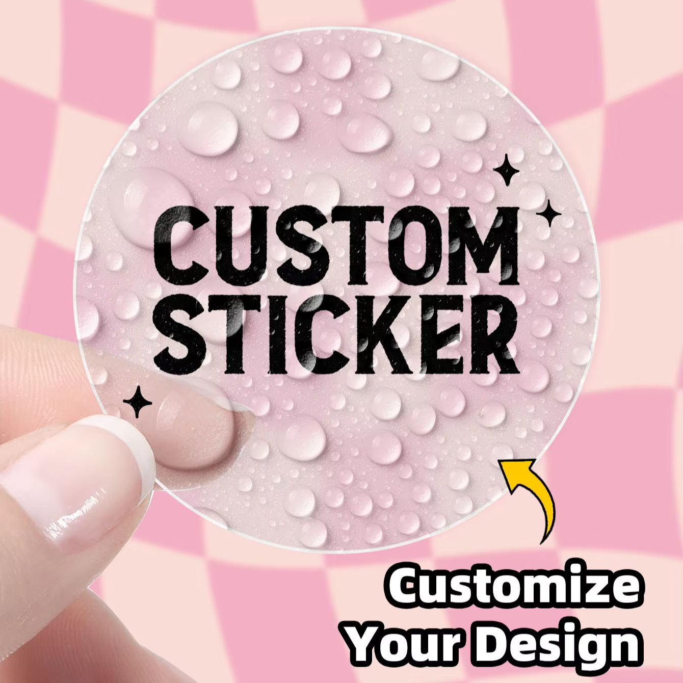 1-768PCS Custom Round Waterpro - đánh giá và giá Label Sticker Round