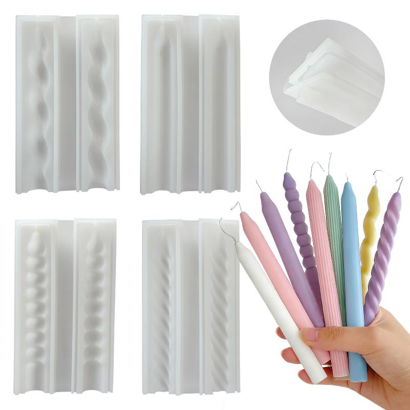 Long Spiral Silicone Candle Mo - đánh giá và giá Candle Making Reno