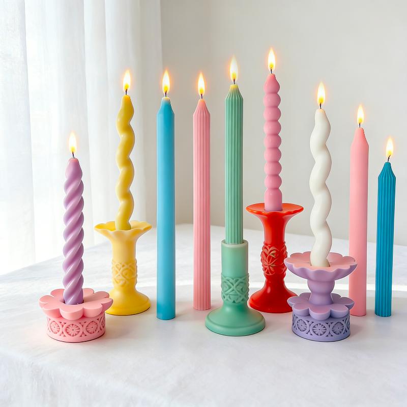 Long Spiral Silicone Candle Mo - đánh giá và giá Candle Making Reno