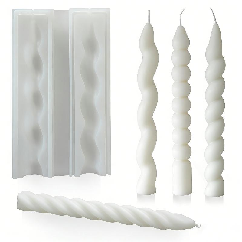 Long Spiral Silicone Candle Mo - đánh giá và giá Candle Making Reno