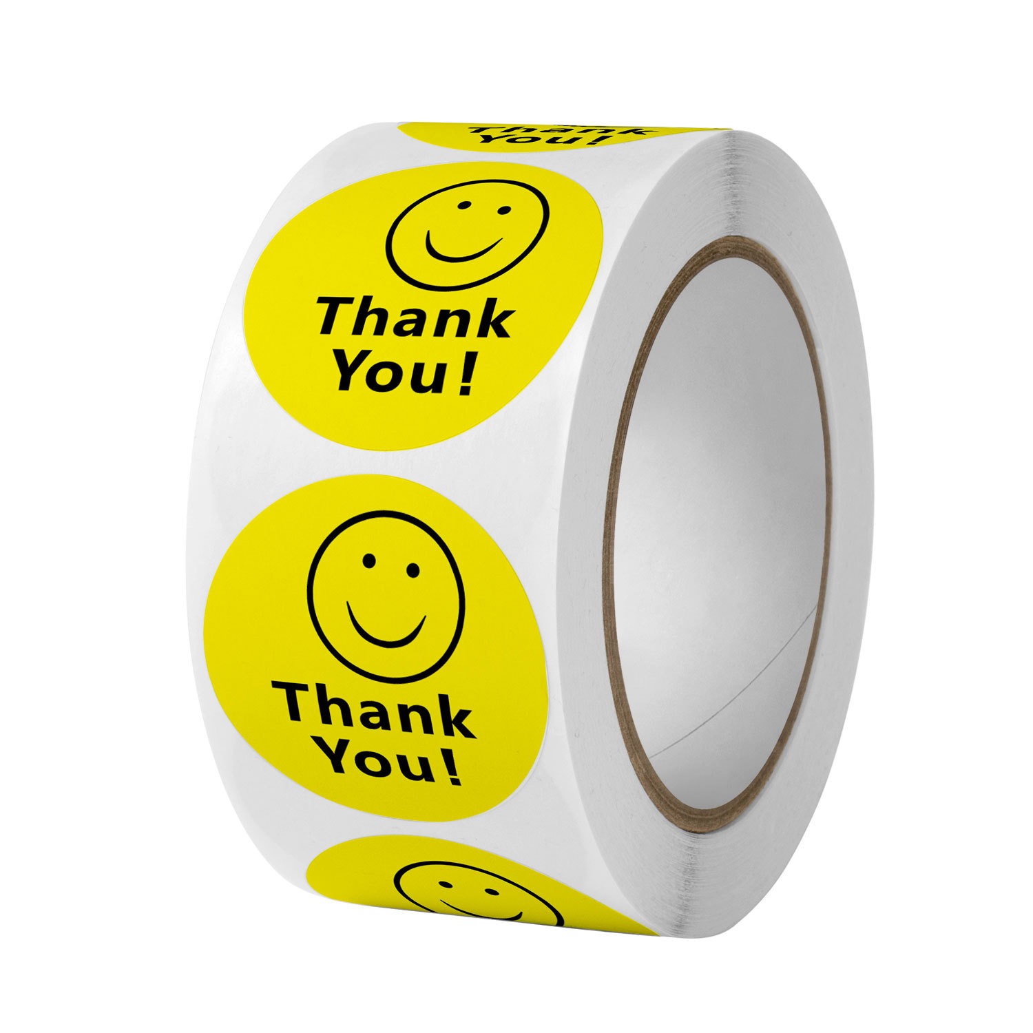 Smile Thank You Stickers,Yello - đánh giá và giá Label Sticker Round