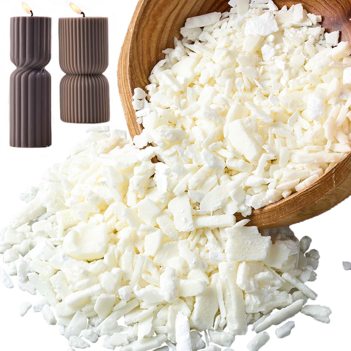 1 Pounds Pure White Soy Wax Fo - đánh giá và giá Candle Making Reno