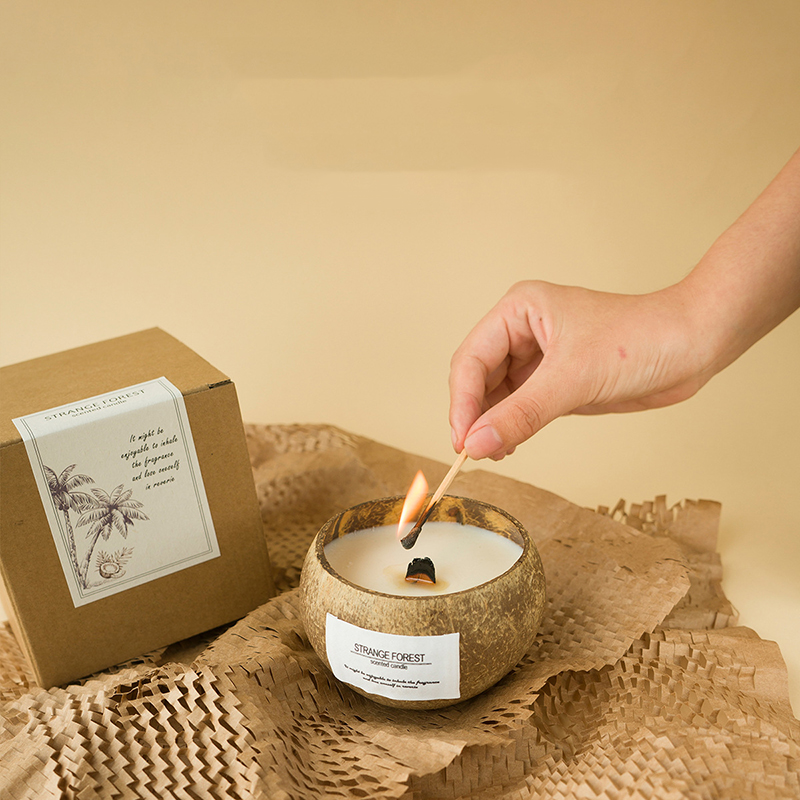 Coconut Shell Aromatherapy Can - đánh giá và giá Coconut Wax Flake