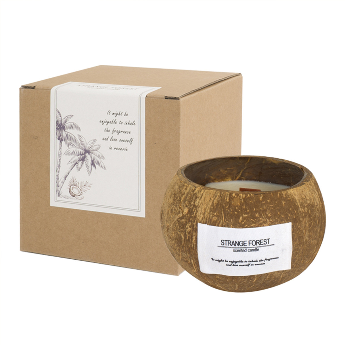 Coconut Shell Aromatherapy Can - đánh giá và giá Coconut Wax Flake
