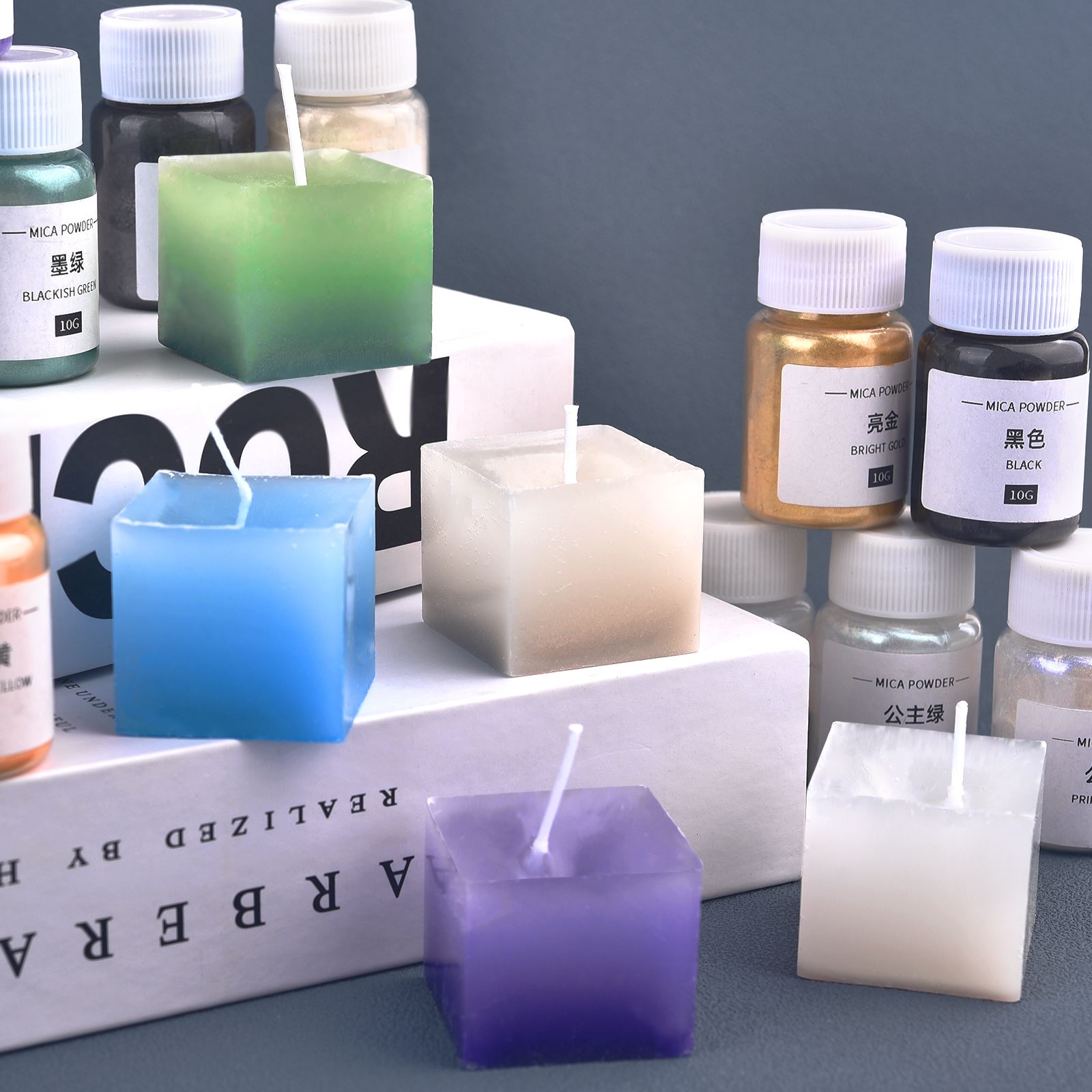 10g Pearlescent Mica Powder Ca - đánh giá và giá Candle Dye Chip