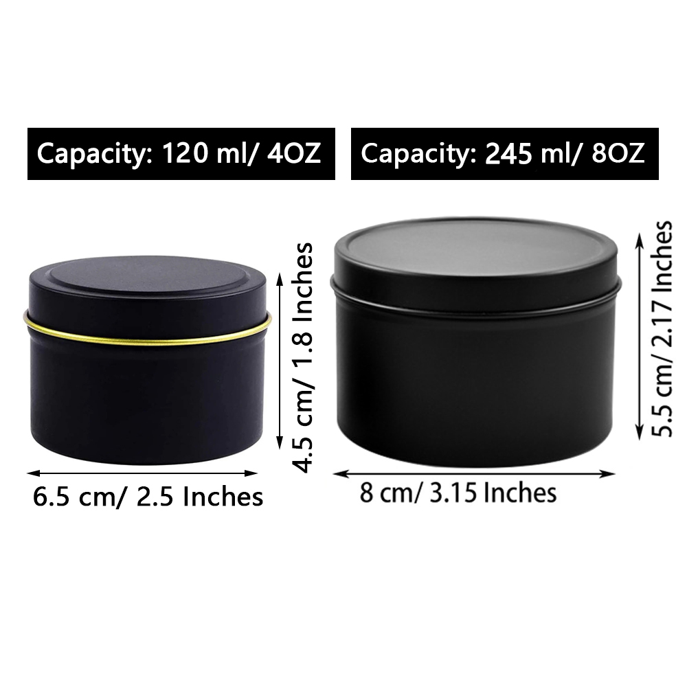 4oz/ 8oz Candle tins with lids - đánh giá và giá Candle Making Temperature