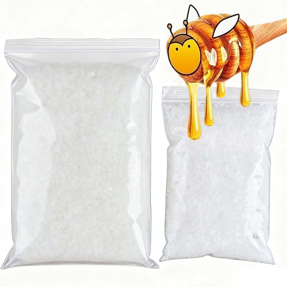 200g-1000g White Beeswax Pure  - đánh giá và giá Candle Making Video