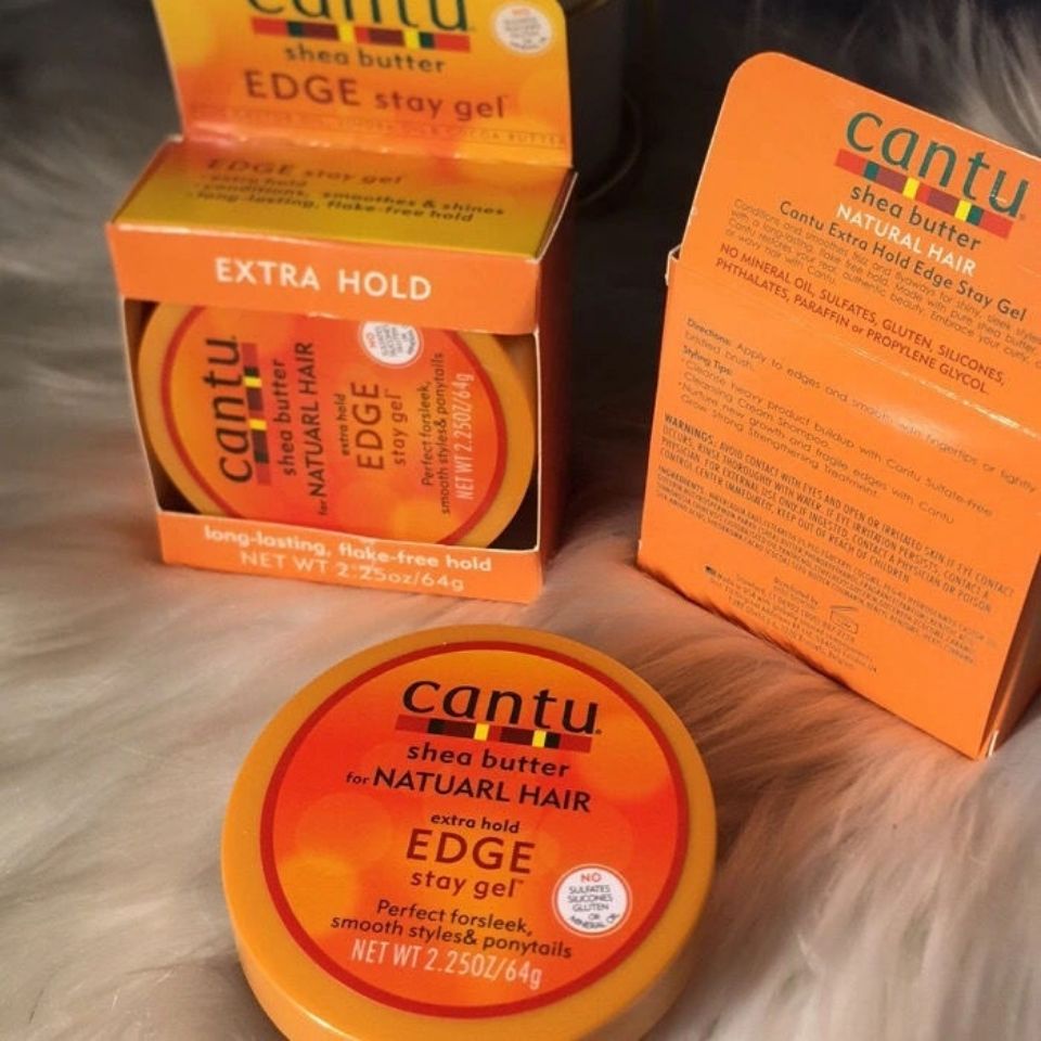 Cantu Edge Gel Shampoo & Condi - đánh giá và giá Coconut Wax Flake