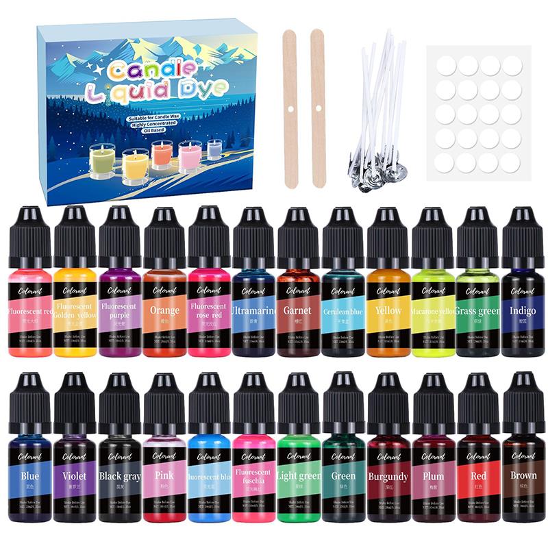 20/24Colors Candle Dyes Pigmen - đánh giá và giá Candle Dye Chip