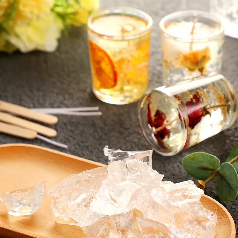 Transparent Crystal Wax, Jelly - đánh giá và giá Candle Making Reno